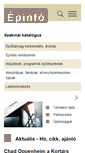 Mobile Screenshot of epinfo.hu