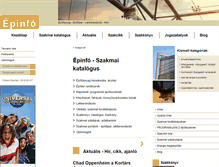 Tablet Screenshot of epinfo.hu